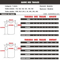 Guide tailles T-shirt Among Us