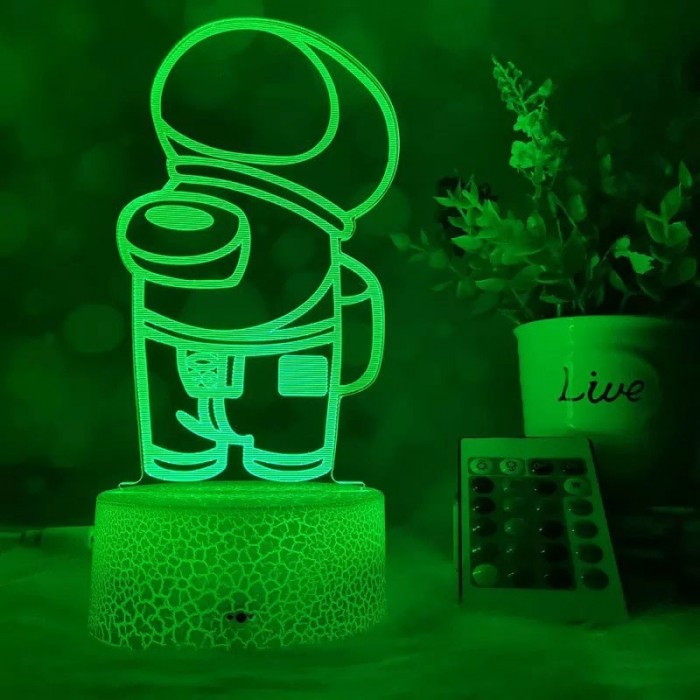 Lampe Among Us 3D : PQ Papier Toilette