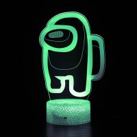 Lampe Among Us 3D vert